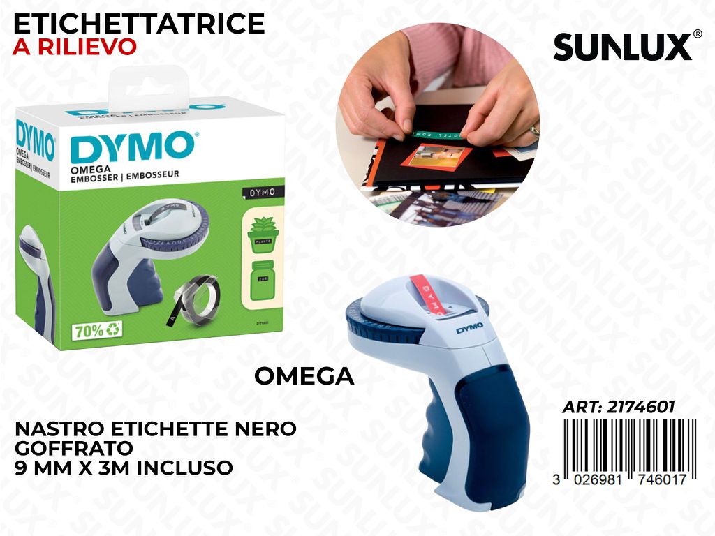 Etichettatrice a Rilievo Dymo Omega