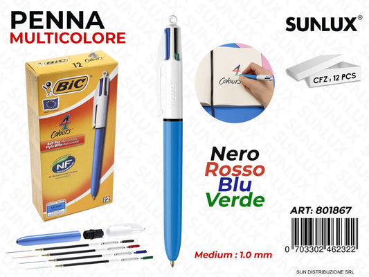 Penna Bic 4 Colours Original 1.0MM