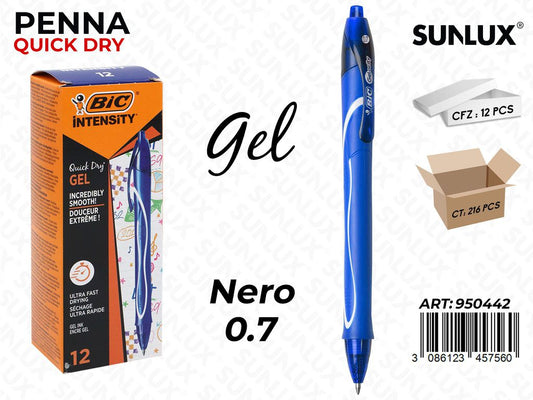 Bic Gel-ociti Quick Dry 0.7MM Blu
