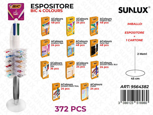 Esp. da Terra Bic Shine 4COLOURS Ass 45*200CM 372PCS
