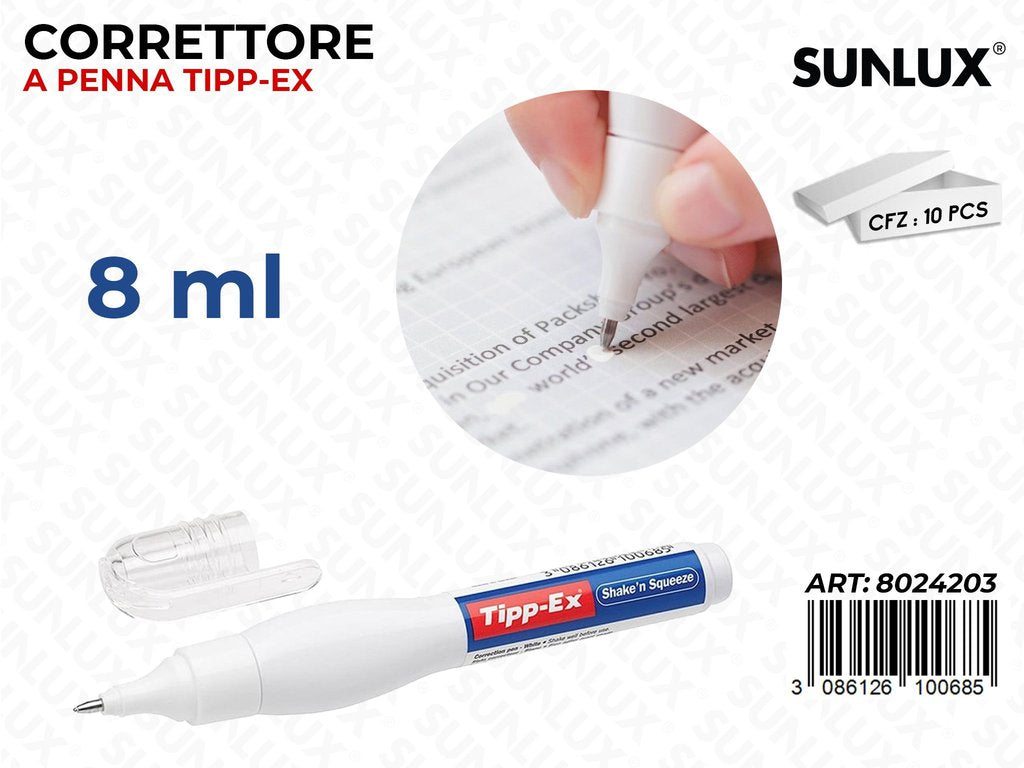Bic Correttore a Penna Tipp-ex 8ML