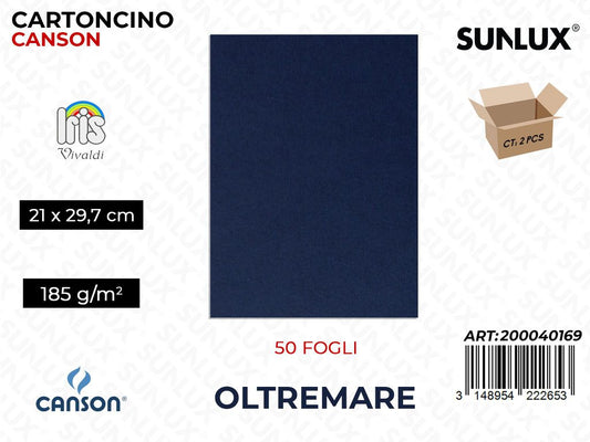 Glio Iris Vivaldi Oltremare A4 185G.