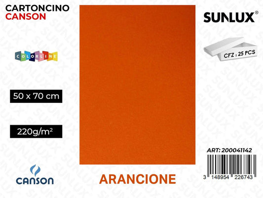 Arancio Bristol Colorline 50*70 220G