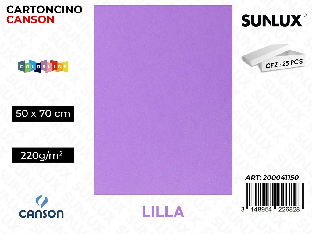 Lilla Bristol Colorline 50*70 220G