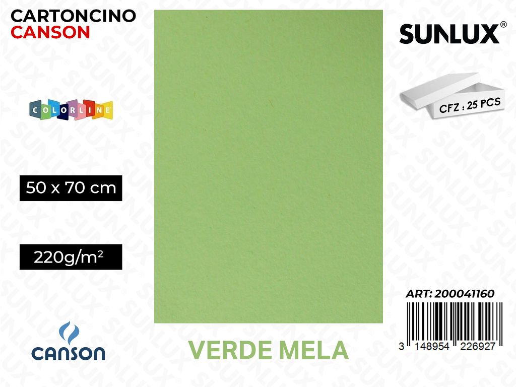 Verde Mela Bristol Colorline 50*70 220G