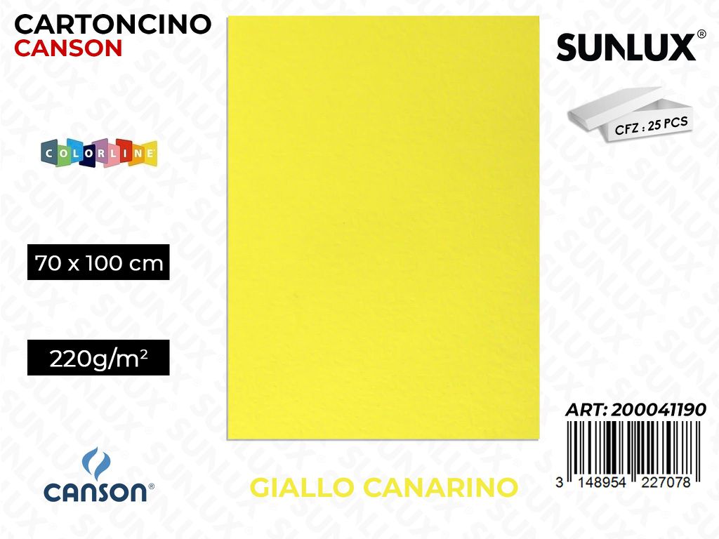 Giallo Canario Bristol Colorline 70*100 220G