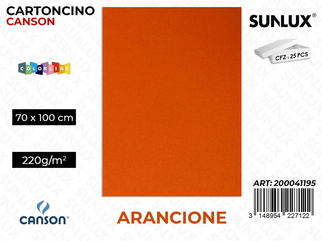 Arancione Bristol Colorline 70*100 220G