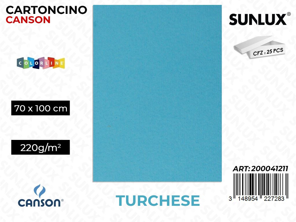 Turchese Bristol Colorline 70*100 220G