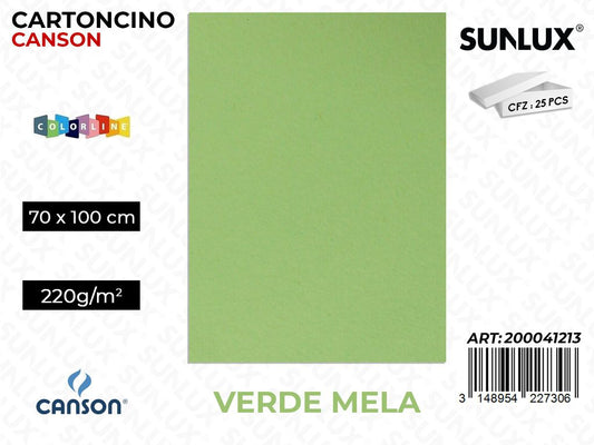 Verde Mela Bristol Colorline 70*100 220G