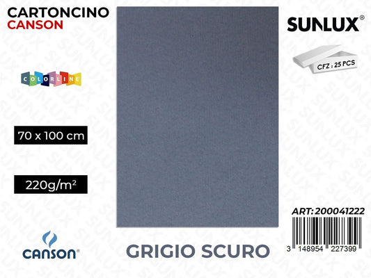 Grigio Scuro Bristol Colorline 70*100 220G