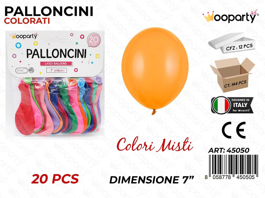 Palloncini Multicolore 7 20PCS