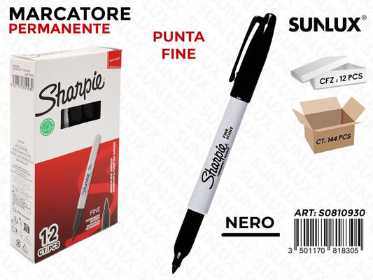 Sharpie Marcatore Fine Point Nero