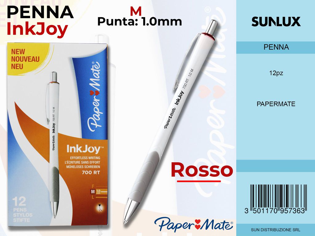 Inkjoy 700 Rt Rosso da 12