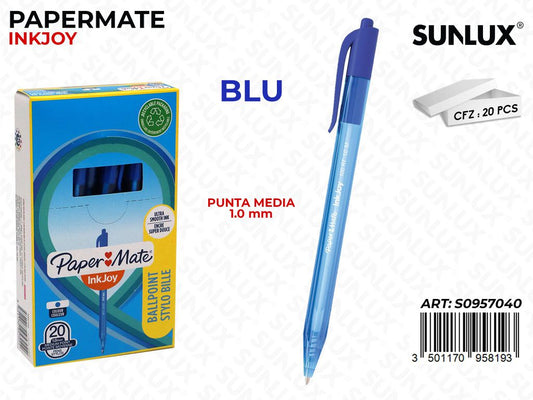 Paper Mate Inkjoy 100RT Blu 1.0MM