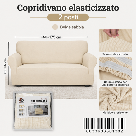 Copridivano 2Posti Non Impermeabile