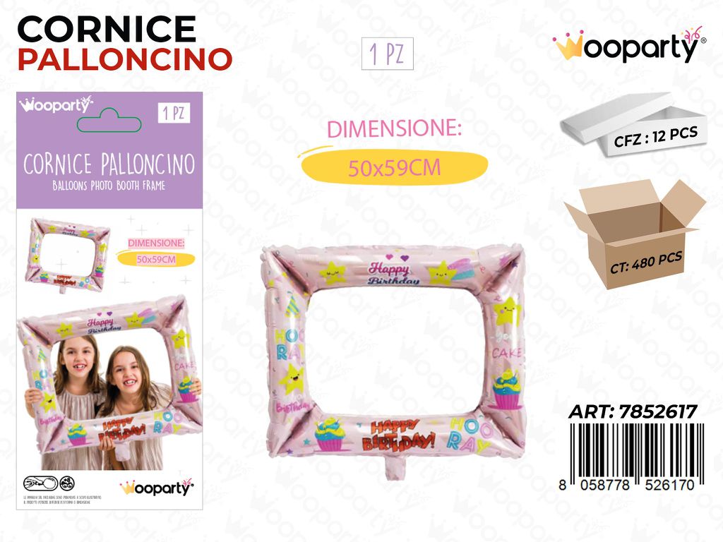 Cornice Palloncino H.b. 50*59CM