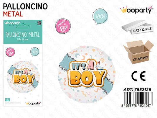 Wooparty Palloncino Its a Boy 45CM