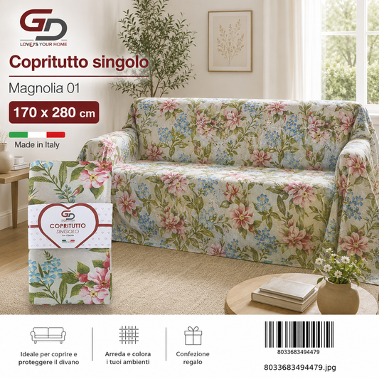Copritutto 1P Stp 170 X 280 Cm Magnolia 01 Copritutto
