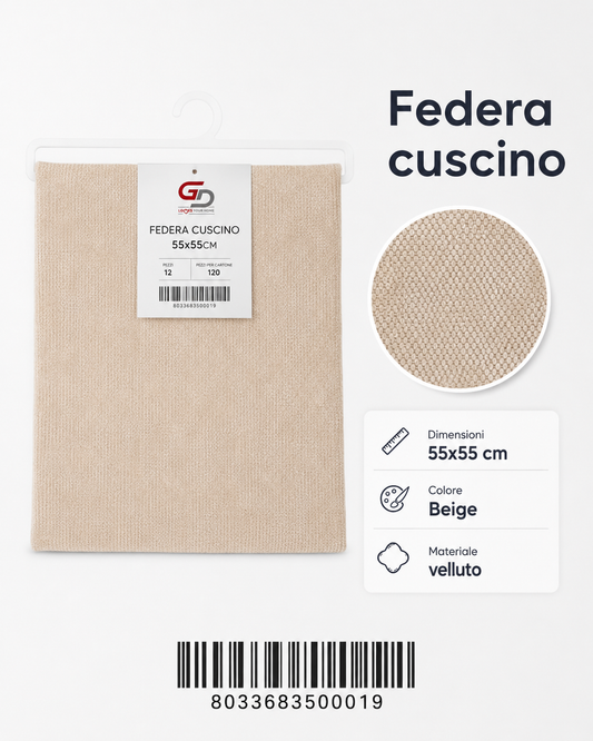 Federa Per Cuscino 55*55Cm