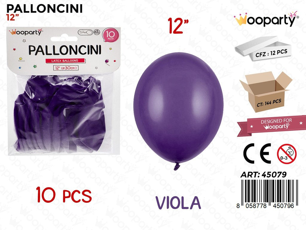 Palloncino Viola 12 10PCS