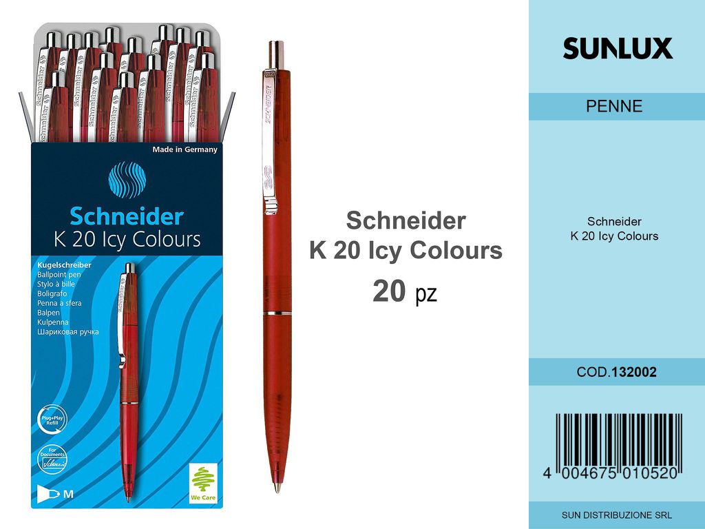 Schneider K 20 Icy Colours Rosso