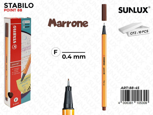 Stabilo Point 88-44 Marrone 0.4MM