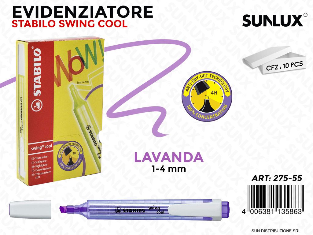 Stabilo Evi. Swing Cool Lavanda 1-4MM
