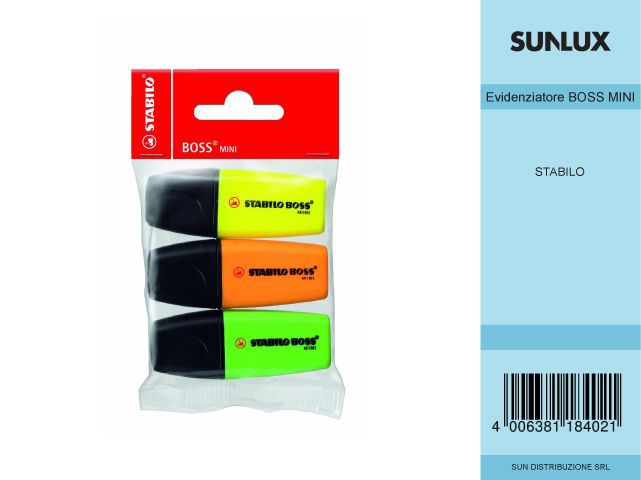 Stabilo Boss Mini 3 Colori