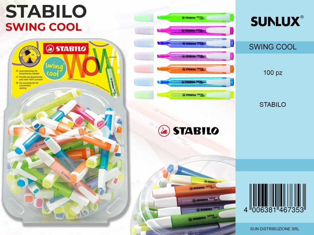 Esp. Stabilo Swing Cool Colori Ass.