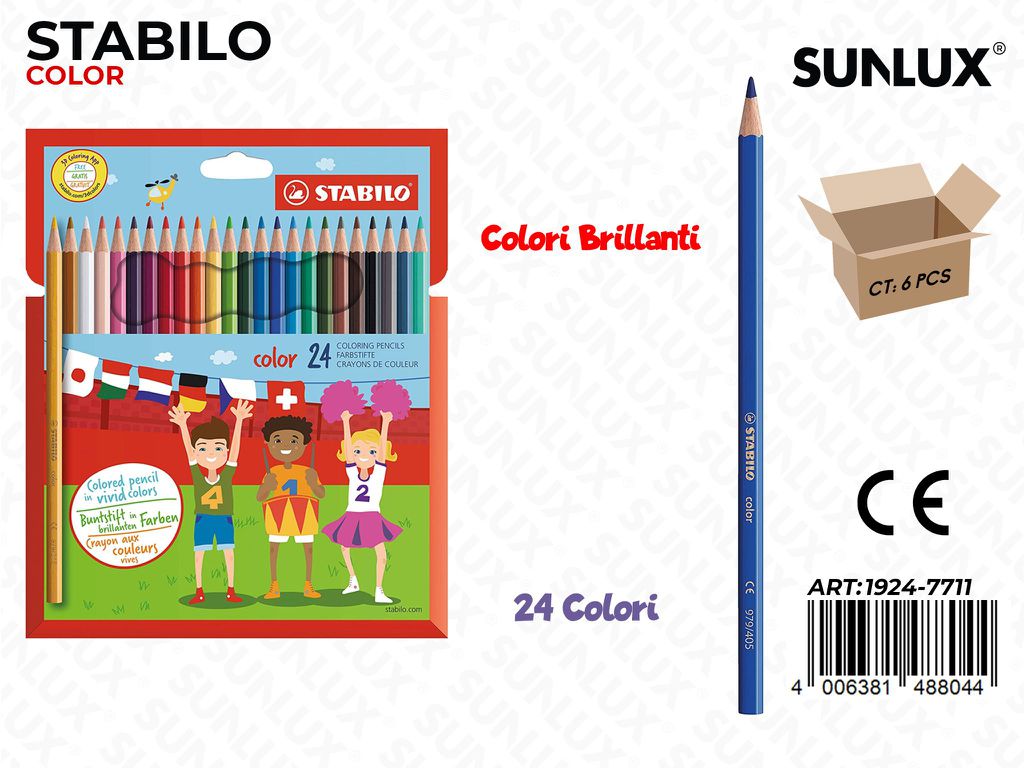 Stabilo 24MATITE Colorate