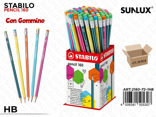 Esp. Pencil 160 Hb c/ Gommino Ass.