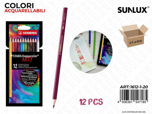 Stabilo Aquacolor Arty 12COL.