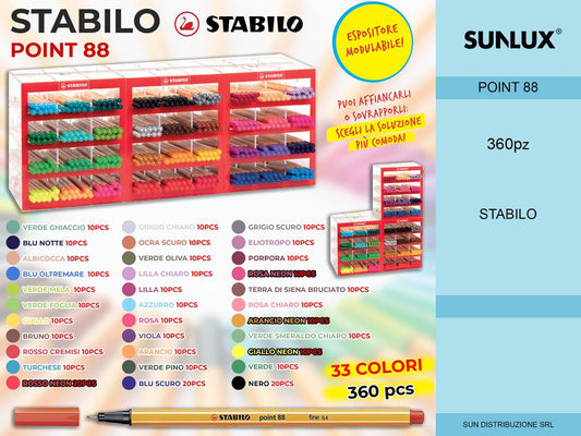 Esp. Comp. Stabilo Cubo Point 88 Ass.