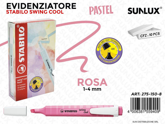 Stab. Swing Cool Rosa Pastel