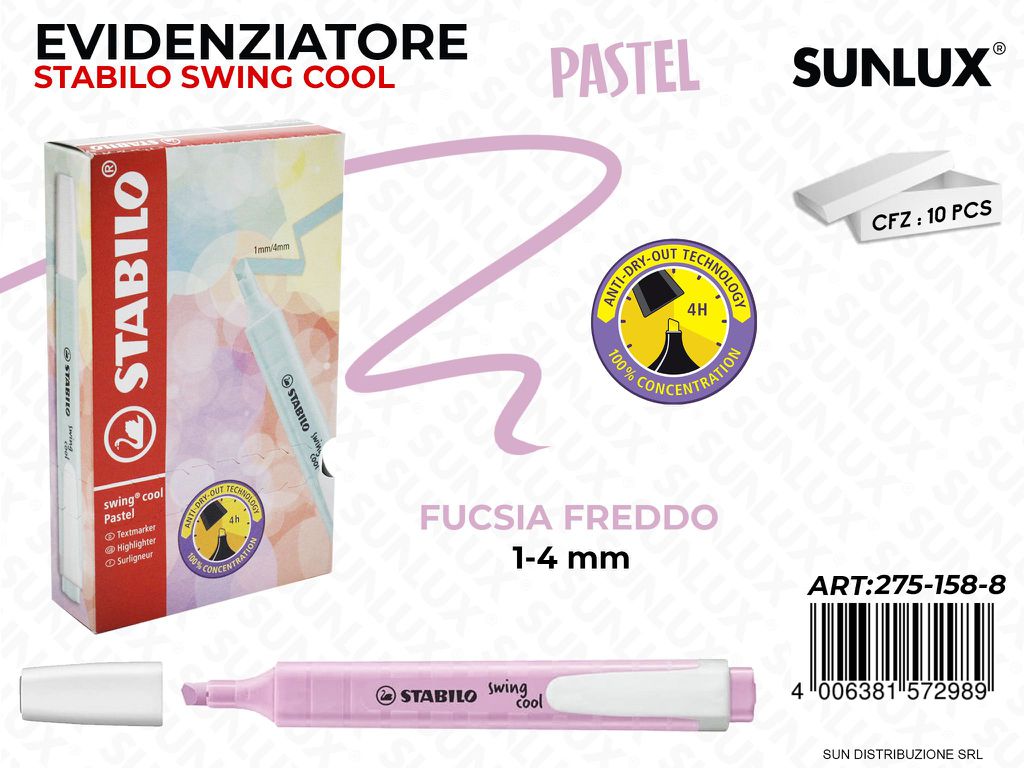Stab. Swing Cool Fucsia Freddo Pastel