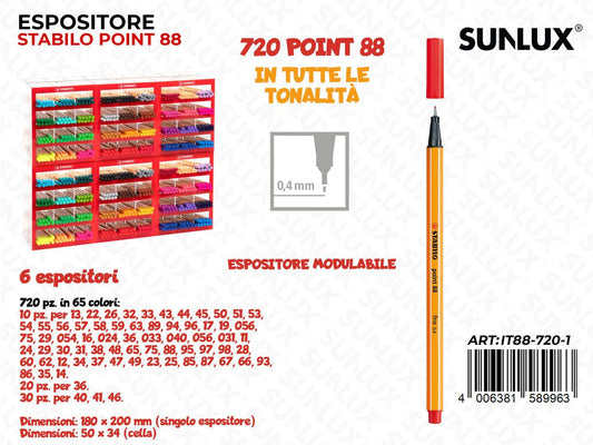 Esp. Comp. Stabilo Cubo Point 88 Ass.