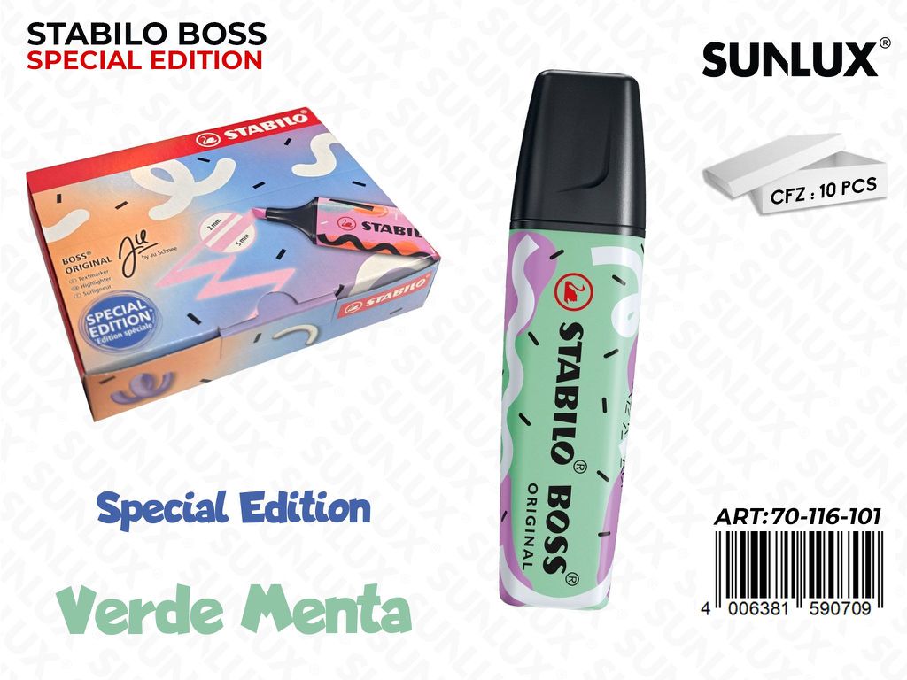 Stabilo Boss Special Edition Verde Menta