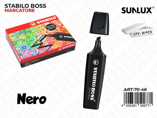 Stabilo Boss Ori. Marcatore Nero