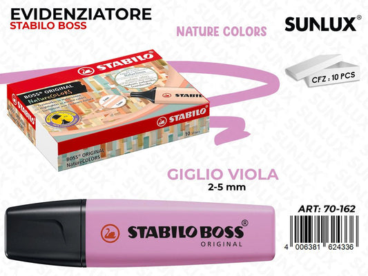 Stabilo Boss Nature Colors Giglio Viola 2-5MM