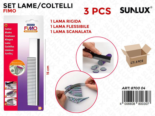 Set di Lame 3PCS Fimo