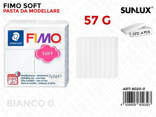 Staed. Fimo Soft 57G 0 Bianco