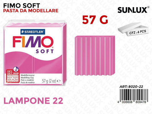 Staed. Fimo Soft 57G 22 Lampone