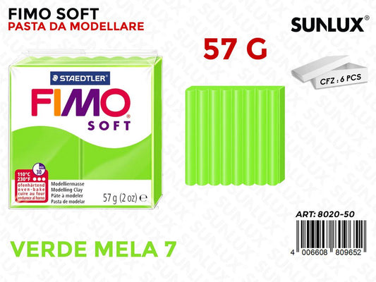 Staed.fimo Soft 57G 7 Verde Mela