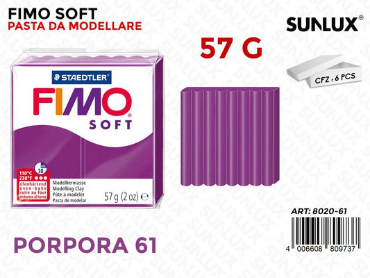 Staed.fimo Soft 57G 61 Porpora