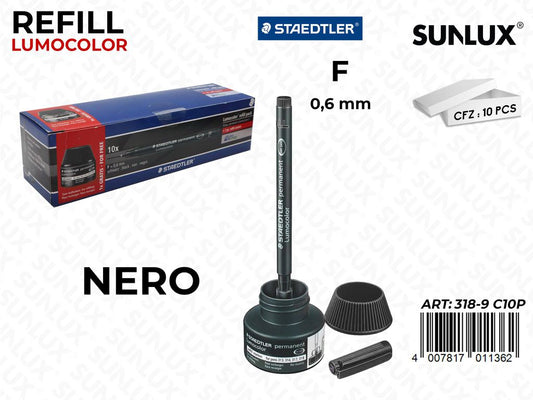 Staed. Refill Lumocolor Nero 0.6MM