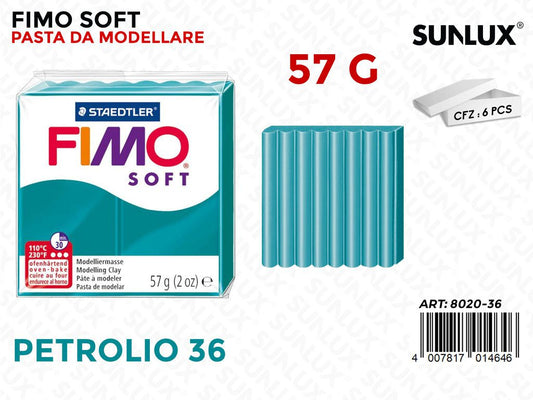 Staed. Fimo Soft 57G 36 Petrolio