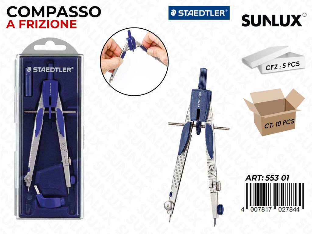 Staedtler Compasso 553 01 a Frizione