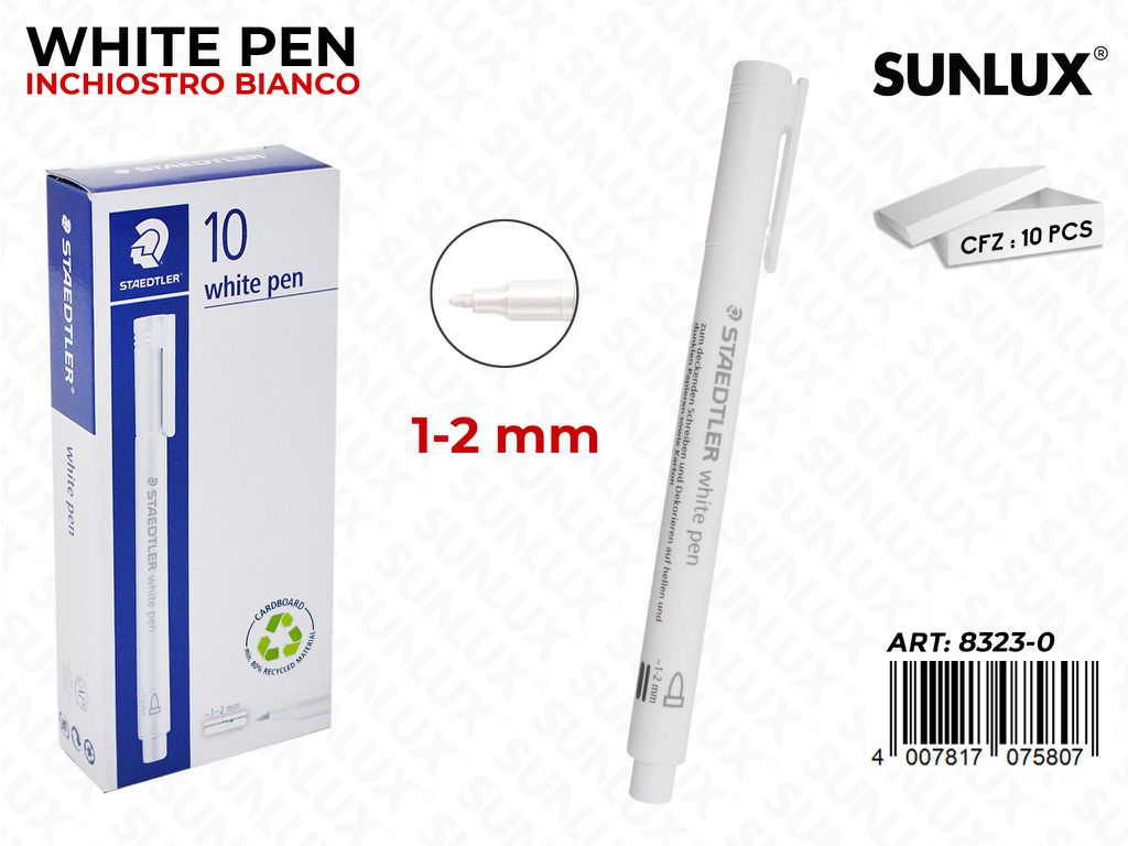 Staedtler Marcatore Bianco 8323 1-2MM