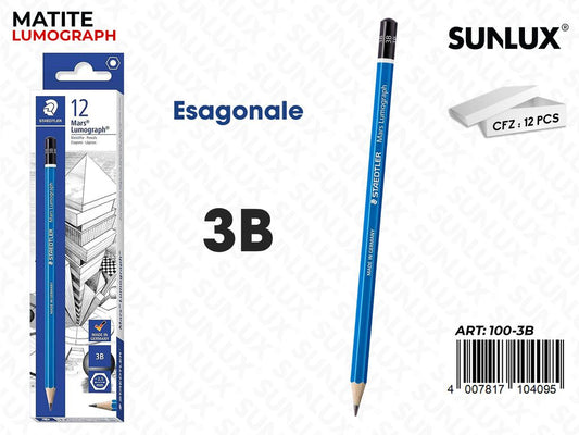 Staed. Matite Mars Lumograph 3B