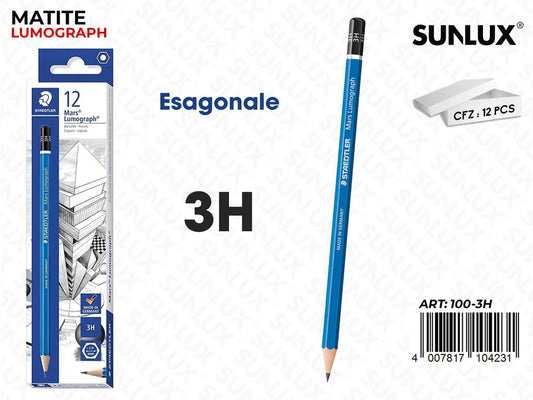 Staed. Matite Mars Lumograph 3H